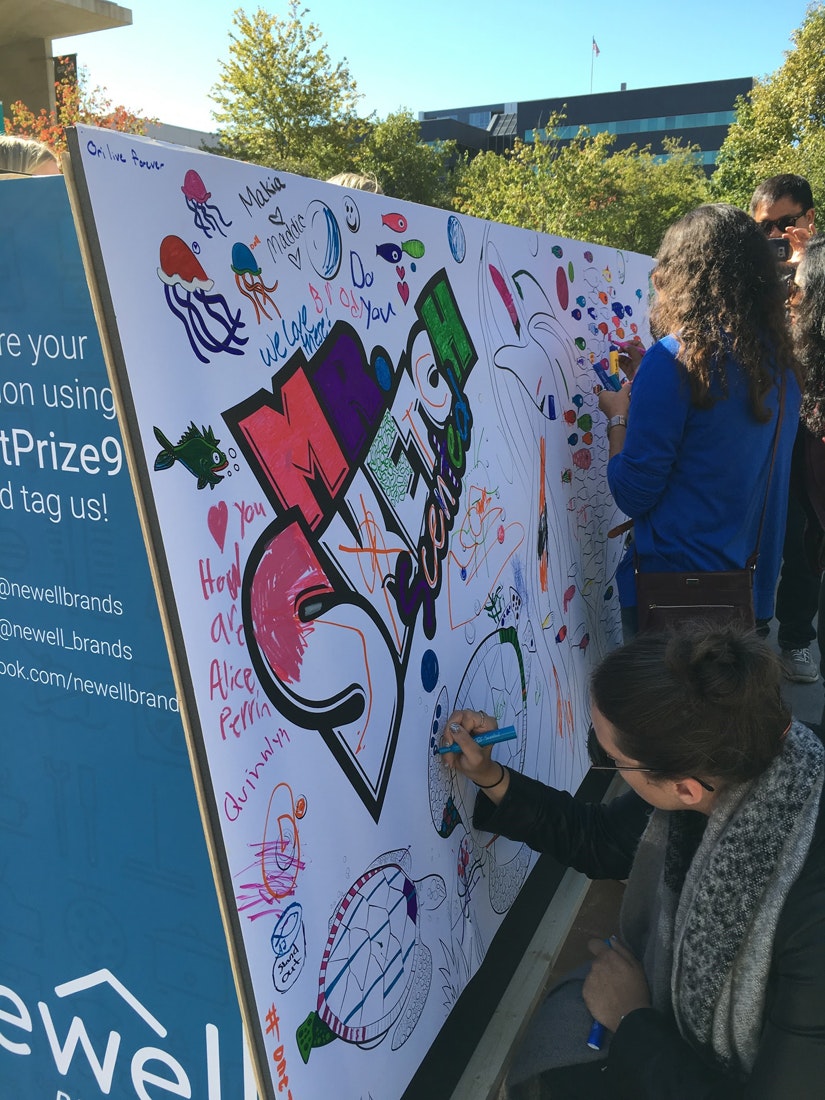 SHARPIE GOES “WALL”-IN AT ARTPRIZE EVENT
